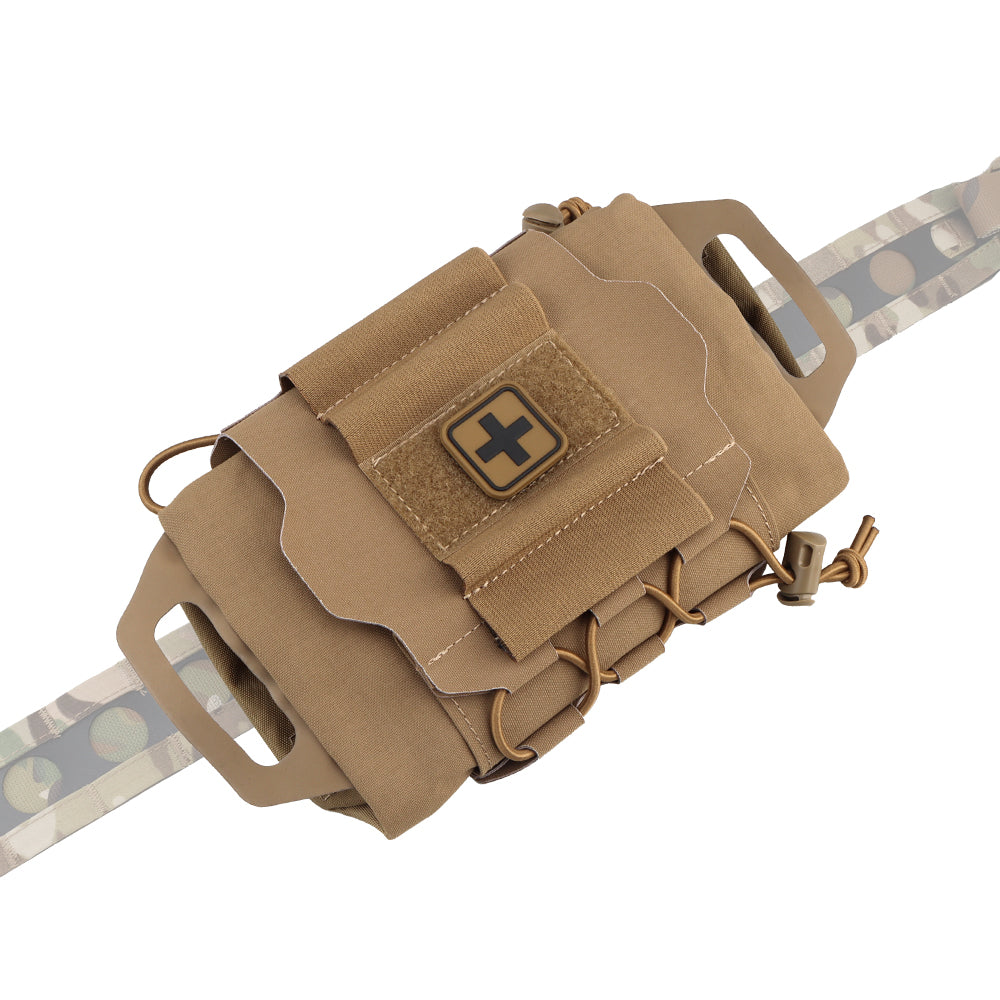 NEW Tactical Pouch with MOLLE attachments for belt/ Gear/ Backpack; Rapid Deployment First-aid Kit ; Survival Outdoor Hunting Emergency Camping Medical Kit