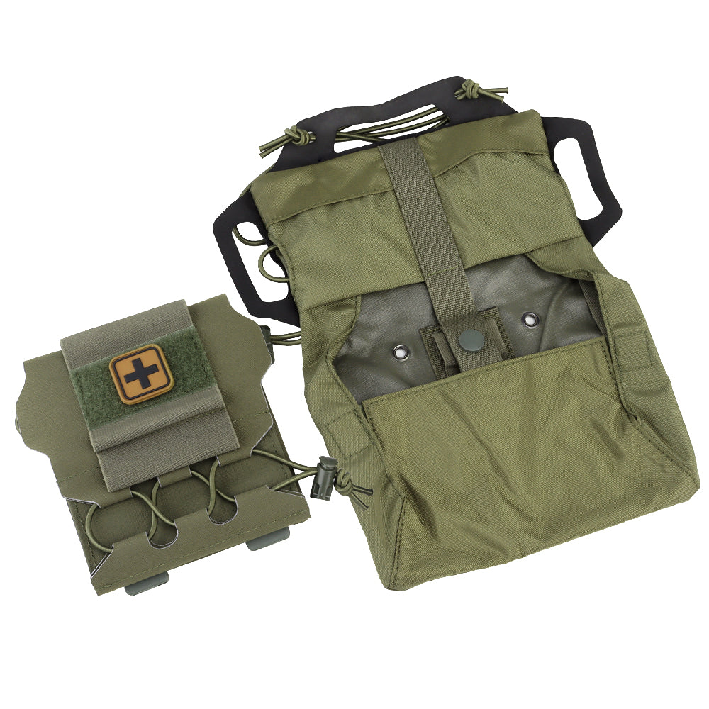 NEW Tactical Pouch with MOLLE attachments for belt/ Gear/ Backpack; Rapid Deployment First-aid Kit ; Survival Outdoor Hunting Emergency Camping Medical Kit