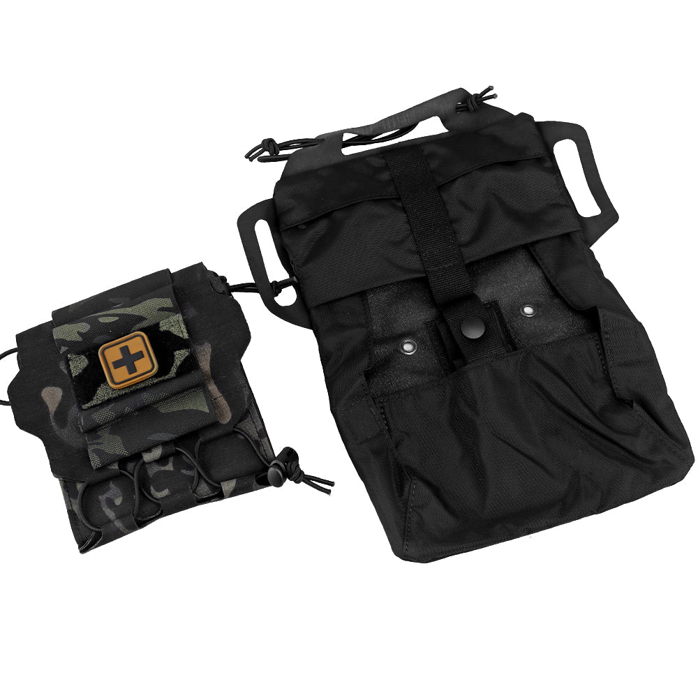 NEW Tactical Pouch with MOLLE attachments for belt/ Gear/ Backpack; Rapid Deployment First-aid Kit ; Survival Outdoor Hunting Emergency Camping Medical Kit