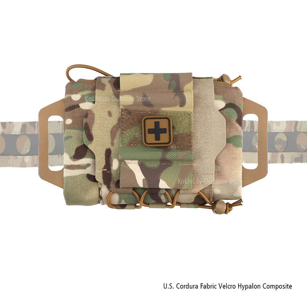 NEW Tactical Pouch with MOLLE attachments for belt/ Gear/ Backpack; Rapid Deployment First-aid Kit ; Survival Outdoor Hunting Emergency Camping Medical Kit