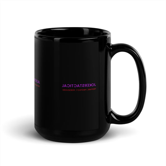 Jokers Tactical Black Glossy Mug