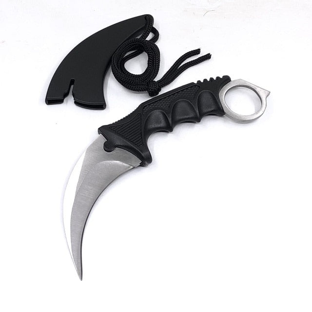 CSGO outdoor Karambit; Sharp claw knife; Self-defense Knife; Survival knife