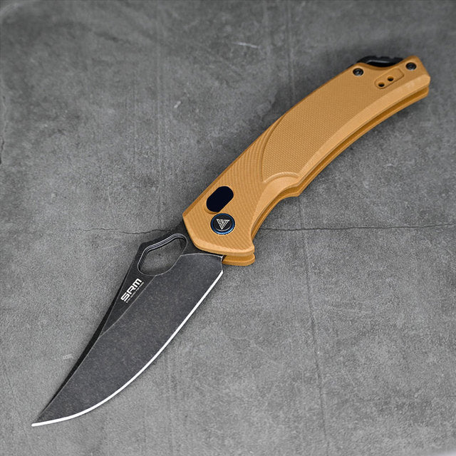 Pocket Folding Knife; D2 Survival Outdoor Camping Blade, Hunting, Tactical Knife; EDC Jackknife