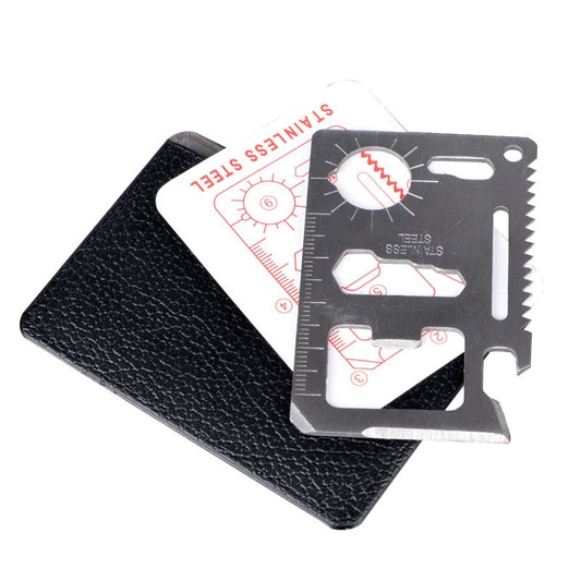 Pocket Tool Credit Card ; 11 In 1 Portable Outdoor and Survival Multi-Tool CCD